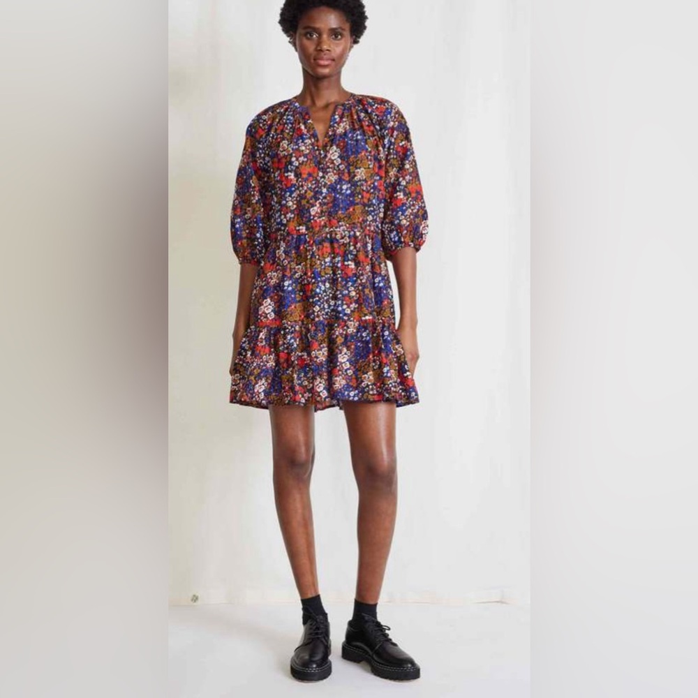 APIECE APART
MINI MITTE DRESS - BOLD BLOMSTER RED Small